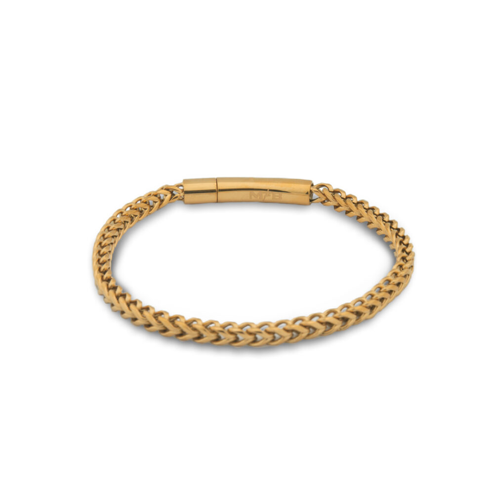 Pulsera de acero estilo franco espiga 316L