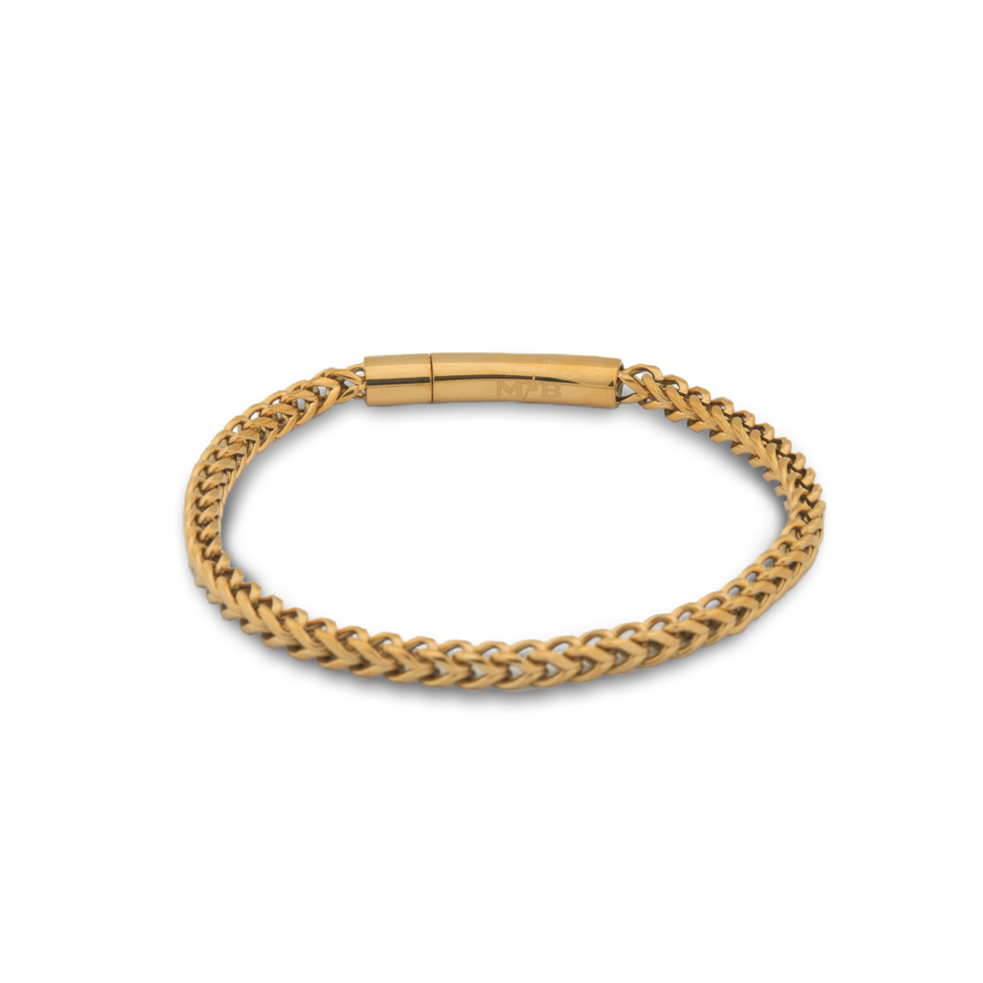 Pulsera de acero estilo franco espiga 316L