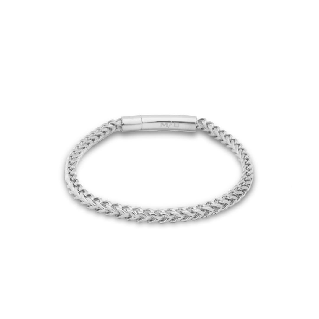 Pulsera de acero estilo franco espiga 316L