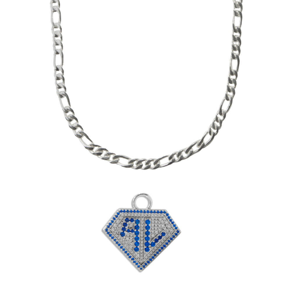 Collar y dije de alianza lima en plata 925