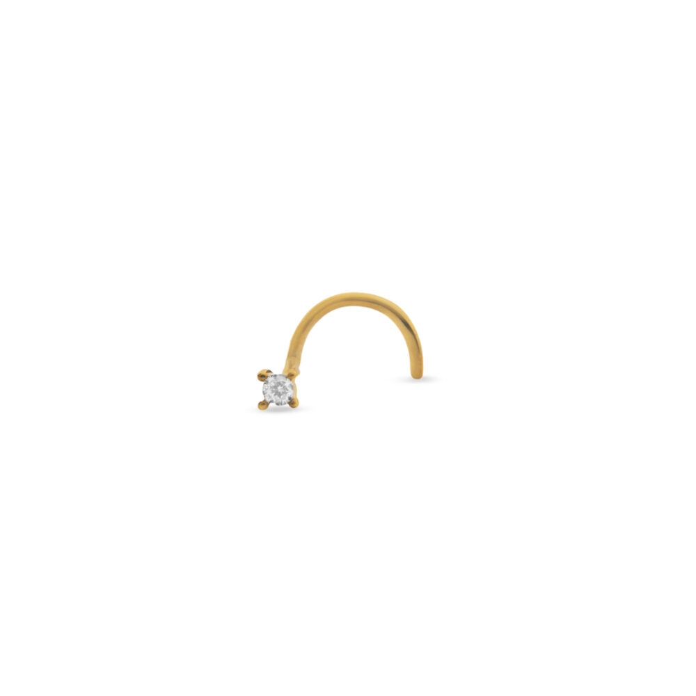 Piercing para la nariz en oro 10k