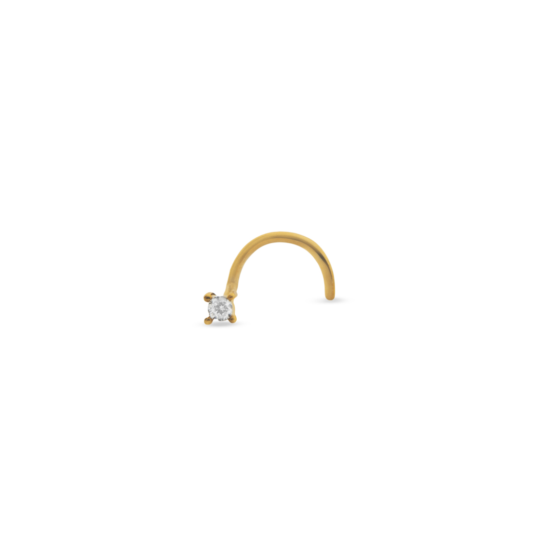 Piercing para la nariz en oro 10k