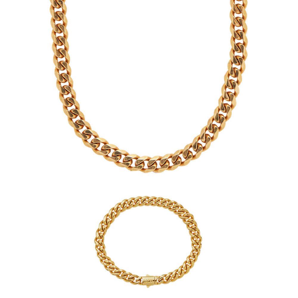 Set Lomo Corvina (Collar + Pulsera) - 316L