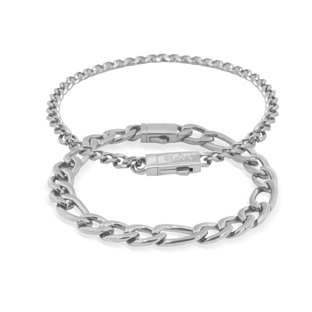 Set Pulseras Micro Lomo y Figaro