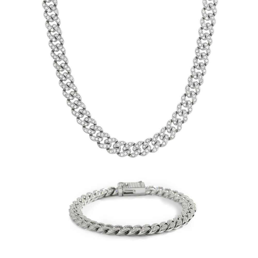 Set Collar y Pulsera Miami